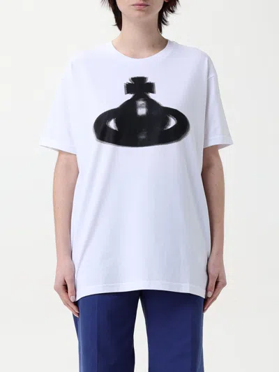 VIVIENNE WESTWOOD T-SHIRT VIVIENNE WESTWOOD WOMAN COLOR WHITE,G63062001
