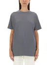 Vivienne Westwood T-shirt With Logo Unisex In Grey