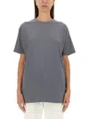 Vivienne Westwood T-shirt With Logo Unisex In Grey