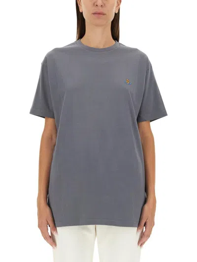 VIVIENNE WESTWOOD VIVIENNE WESTWOOD T-SHIRT WITH LOGO UNISEX