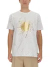 Vivienne Westwood T-shirt With Distinctive Sun Logo Design In White