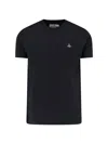 Vivienne Westwood T-shirt With Orb Embroidery Unisex In Black