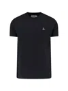 Vivienne Westwood T-shirt With Orb Embroidery Unisex In Black