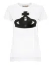Vivienne Westwood Halftone Orb T-shirt In White