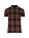 Vivienne Westwood Multicolor Polo Shirt With Orb Decoration On The Chest And All-over Tartan Motif In Cotton Man In Multi
