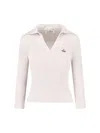 Vivienne Westwood Ribbed Texture Short Sleeves In White