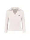 Vivienne Westwood Ribbed Texture Short Sleeves In White
