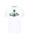 Vivienne Westwood Orb Printed Crewneck T-shirt In White