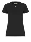Vivienne Westwood Crewneck Embroidered Orb Logo Short Sleeves Top In Black