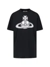 Vivienne Westwood Classic Black T-shirt With Fitted Silhouette In Black