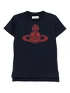 Vivienne Westwood Paris Orb Classic T Shirt Navy In Blue