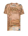 Vivienne Westwood Crew Neck Graphic Print Regular Fit Top In Brown