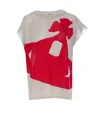 Vivienne Westwood Mesh Tank Top Orb Print In Grey