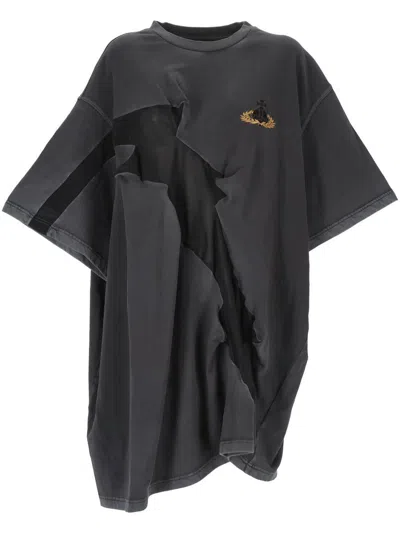 Vivienne Westwood T-shirts And Polos In Grey Overdye