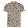 Vivienne Westwood Orb Logo Print Polo Shirt In Sand Overdye Orb