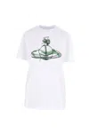Vivienne Westwood Orb Printed Crewneck T-shirt In White