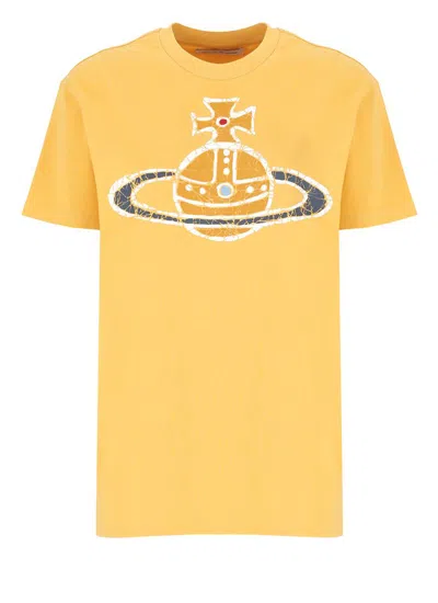 Vivienne Westwood Time Machine Classic T-shirt In Yellow