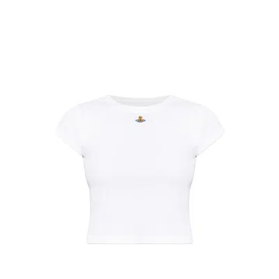 Vivienne Westwood Baby Peru T-shirt Rib Jersey Orchid S Women In White