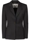 Vivienne Westwood Tailored Black Blazer With Notched Lapel In Black