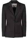 Vivienne Westwood Tailored Black Blazer With Notched Lapel In Black