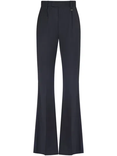 Vivienne Westwood Tailored Black Trousers With Flared Leg In Blue