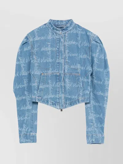 VIVIENNE WESTWOOD TAILORED JACKET WITH PUFF SLEEVES AND POCKETS