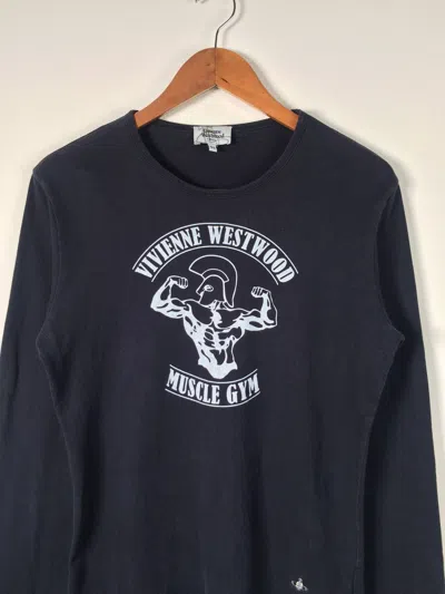 Pre-owned Vivienne Westwood Taking Offers  Muscle Gym Shirt In Black