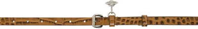 Vivienne Westwood Tan Alex Charm Belt In D401 Tan