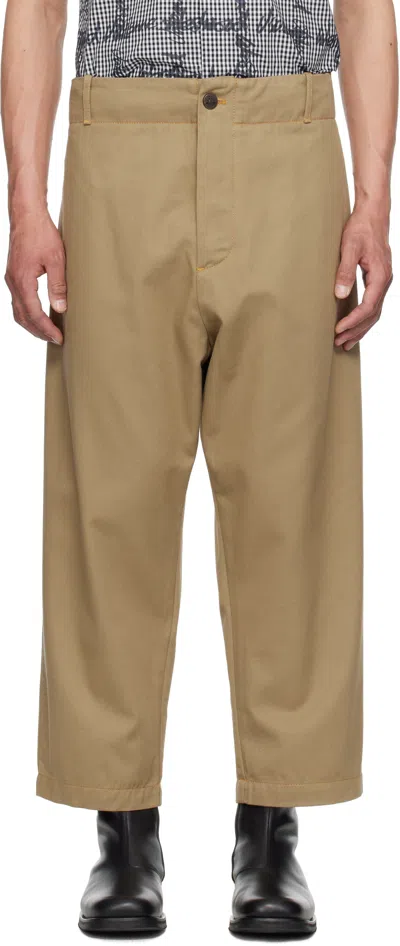 Vivienne Westwood Tan Alien Trousers In Ss25-c404