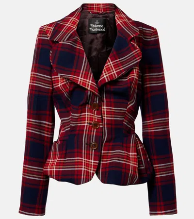 Vivienne Westwood Tartan Blazer In Multi