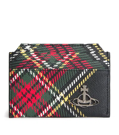 Vivienne Westwood Tartan Card Holder In Multi