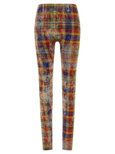 Vivienne Westwood Tartan Leggings Multicolor