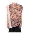 Vivienne Westwood Tartan Orb Beach Top Tartan Drapped Orb Orange Os-u Unisex In Multicolor