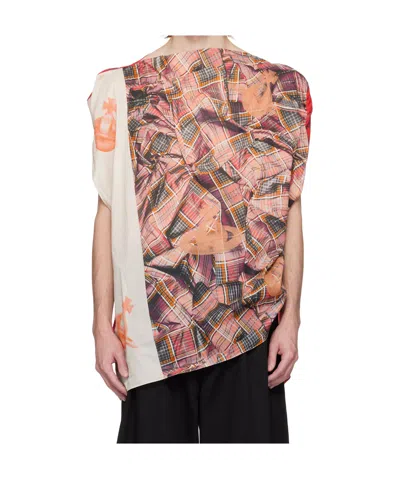 VIVIENNE WESTWOOD TARTAN ORB BEACH TOP