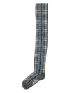 Vivienne Westwood Tartan-pattern Orb-patch Socks In Multi