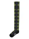 Vivienne Westwood Tartan-pattern Orb-patch Socks In Multi