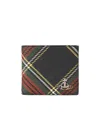 Vivienne Westwood Tartan-plaid Cardholder In Black