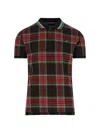 Vivienne Westwood Multicolor Polo Shirt With Orb Decoration On The Chest And All-over Tartan Motif In Cotton Man In Multi