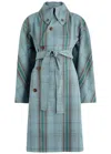 Vivienne Westwood Tartan-print Cotton-blend Coat In Multicoloured