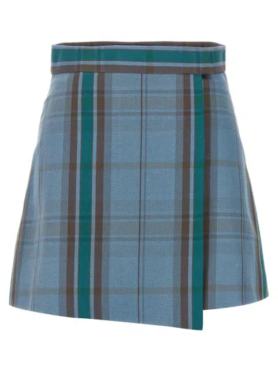 VIVIENNE WESTWOOD TARTAN PRINT MINI SKIRT