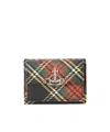 Vivienne Westwood Tartan-print Orb Wallet In Multi
