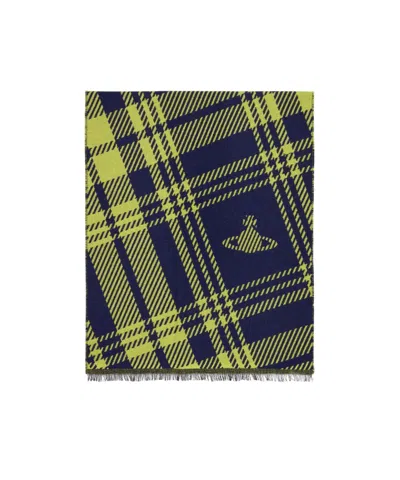 Vivienne Westwood Tartan Scarf In Multi