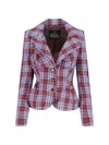 Vivienne Westwood Tartan Single-breasted Blazer In Multi