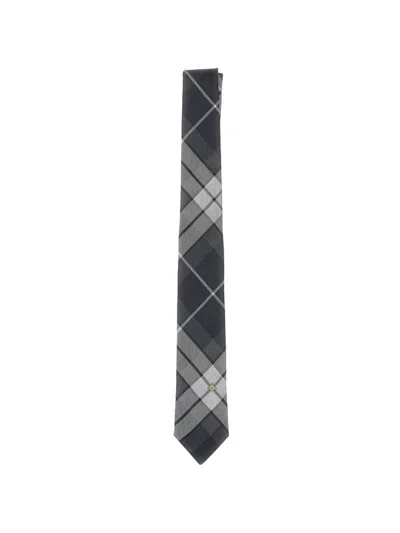Vivienne Westwood Tartan-pattern Orb Tie In Black