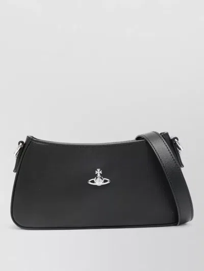 Vivienne Westwood Tasha Bag Featuring Long Shoulder Strap In Black