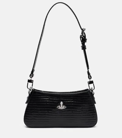 Vivienne Westwood Tasha Faux Leather Shoulder Bag