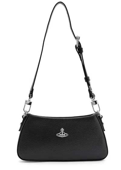 VIVIENNE WESTWOOD VIVIENNE WESTWOOD TASHA GRAINED LEATHER SHOULDER BAG