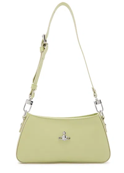 Vivienne Westwood Tasha Leather Shoulder Bag In Green