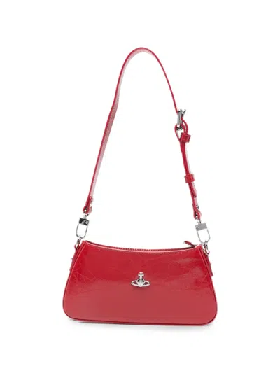 Vivienne Westwood Tasha Orb Shoulder Bag In Red