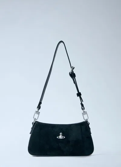 Vivienne Westwood Tasha Shoulder Phone Bag In Black